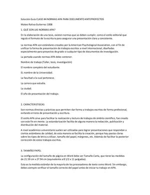 Solución Guía Clase #4 Mecanica