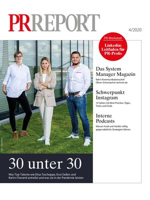 PRREPORT 04/2020 Ausgabe Vorschau