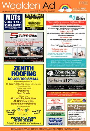 Wealden Ad 31/07/2020