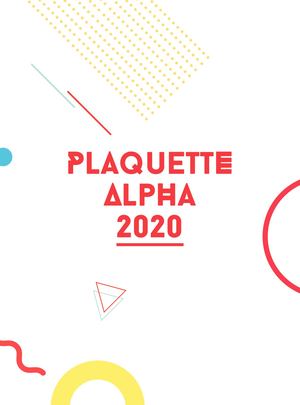 Plaquette Alpha 2020