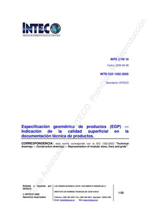 Inte Iso 13022005 Calidad De Sup ( Ob Esp 3)