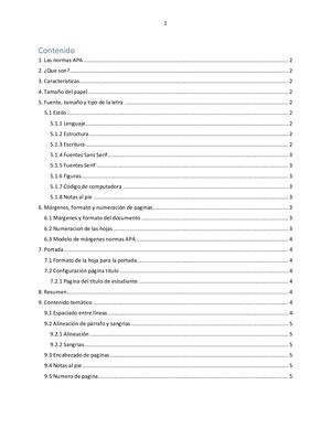 Documento sobre las normas APA