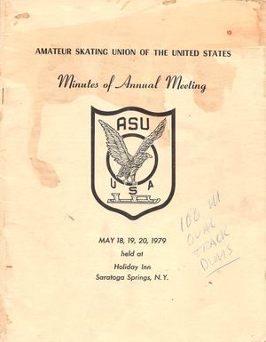 1979 ASU Convention Minutes Saratoga Springs NY