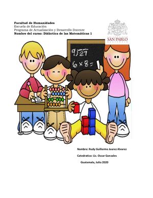 Portafolio Didactica Para Las Matematicas