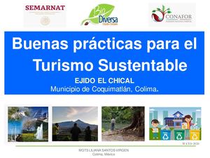 Buenas Practicas Para El Turismo Sustentable En El Chical