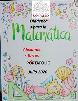 Carátula Y Portafolio