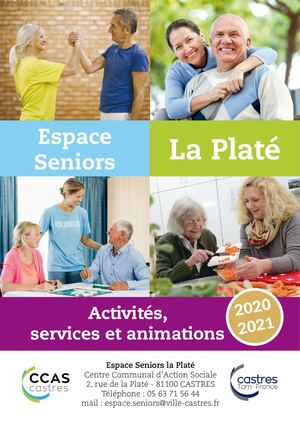 Livret d'accueil Espace Senior de la Platé 2020/2021