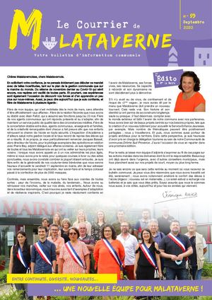 Courrier de Malataverne A87 N°59