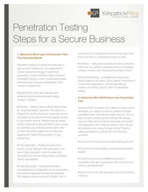Penetration Testing Steps For A Secure Business