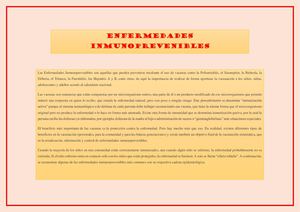 Enfermedades Inmunoprevenibles Y Sus Cadenas Epidemiologicas