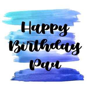 ¡Feliz Cumpleaños Pau!