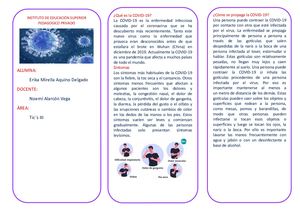 Triptico Sobre El Covid 19