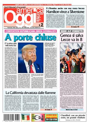 America Oggi 3 Agosto 2020