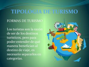 De Acuerdo Al Origen Del Turista