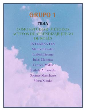 Exposición Grupo 1