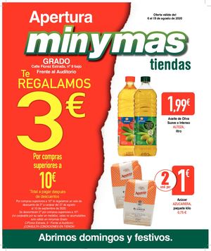 Minymas Tiendas - Grado - Oferta Válida Del 6 Al 19 De Agosto De 2020