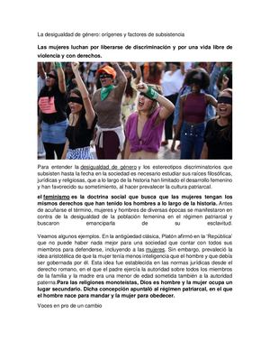 Discriminación Mujeres