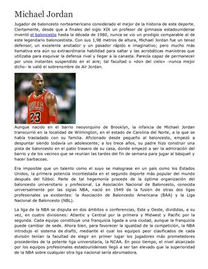 Clase de comunicacion Michael Jordan