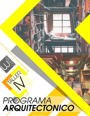 Documento Programa Arquitectonico 2