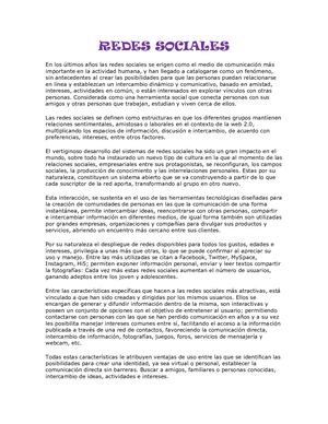 Redes Sociales