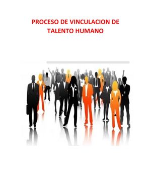 PROCESO DE VINCULACION