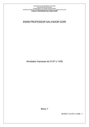3º Ano Adaptada Cristian Ester Layslla Pietro Emilly Daniel Bloco 7 Ok