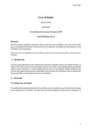 Leyes De Kepler
