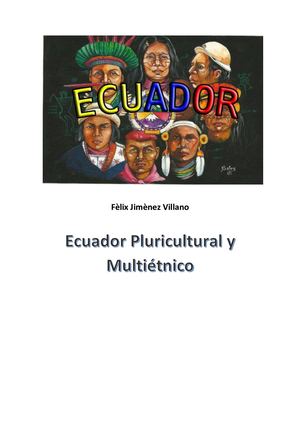 Ecuador Pluricultural Y Multiétnico