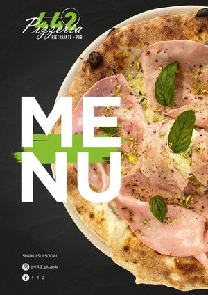 Menù Digitale Pizzeria 442
