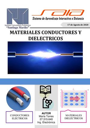 Materiales conductores y dielectricos