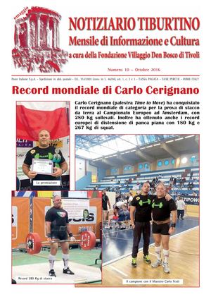 Anno 2016 - n. 10 - Ottobre
