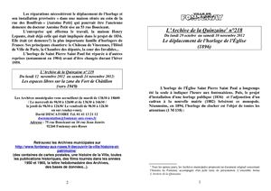 AMFAR A15 218 Le déplacement de l'horloge de L'eglise (1894)