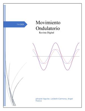 Revista Digital: Movimiento Ondulatorio