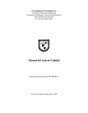 Manual Del Aula De Calidad