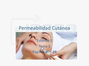 2. Power Point Permeabilidad Cutánea Y P H