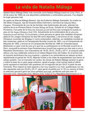 La Vida De Natalia Málaga