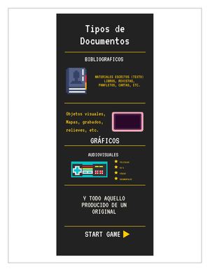 Infografía Tipos De Documentos