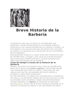 Historia De La Barberia
