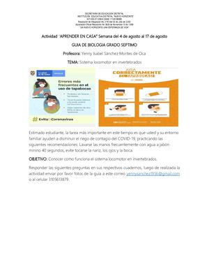 Yenny Sanchez Biologia Septimo 7