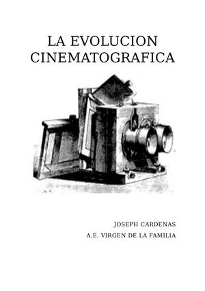 La Evolucion Cinematografica