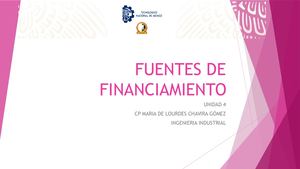 Fuentes De Financiamiento