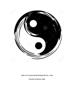 Taller #3 Construcción Del Símbolo Del Yin Yang