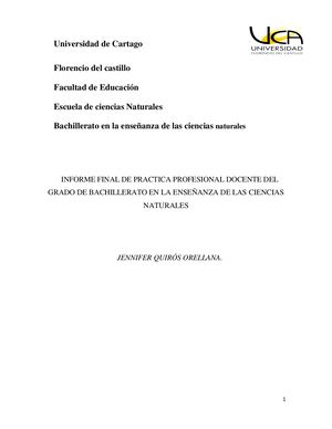 Informe Final Jennifer Quirós Orellana 0298