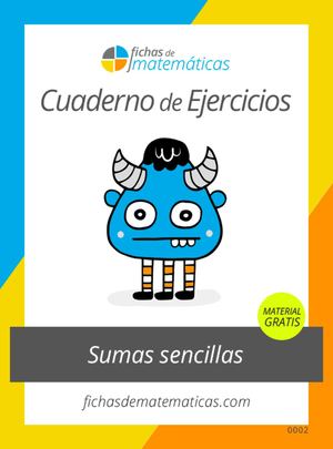Fichas de sumas para niños
