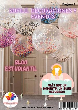 GLOBOS DECORADOS CON HELIO
