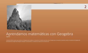 Aprendamos Matemáticas Con Geogebra 2