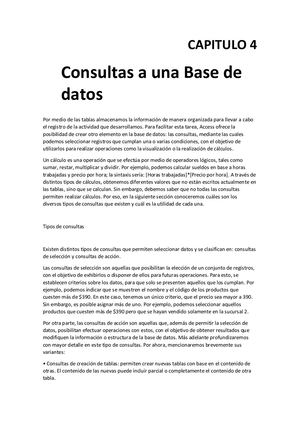 ACCESS CAPITULO 4