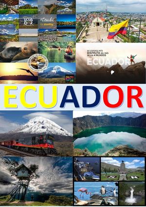 Oferta Turística Del Ecuador Acorde Al Perfil Del Turista Extranjero