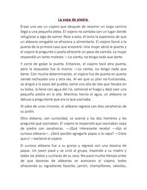 La Sopa De Piedra