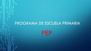 Programa De Escuela Primaria